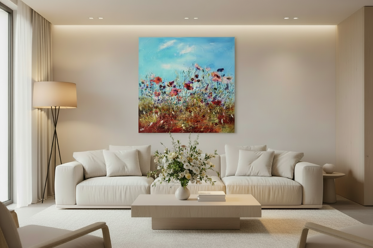 Field of Spring Flowers